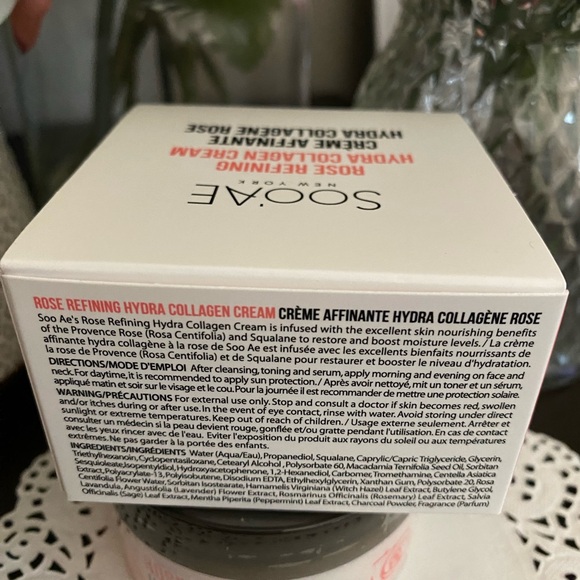 🆕🌹 Soo’AE New York Rose Refining Hydra Collagen Cream Brand New Factory Sealed - Picture 8 of 10